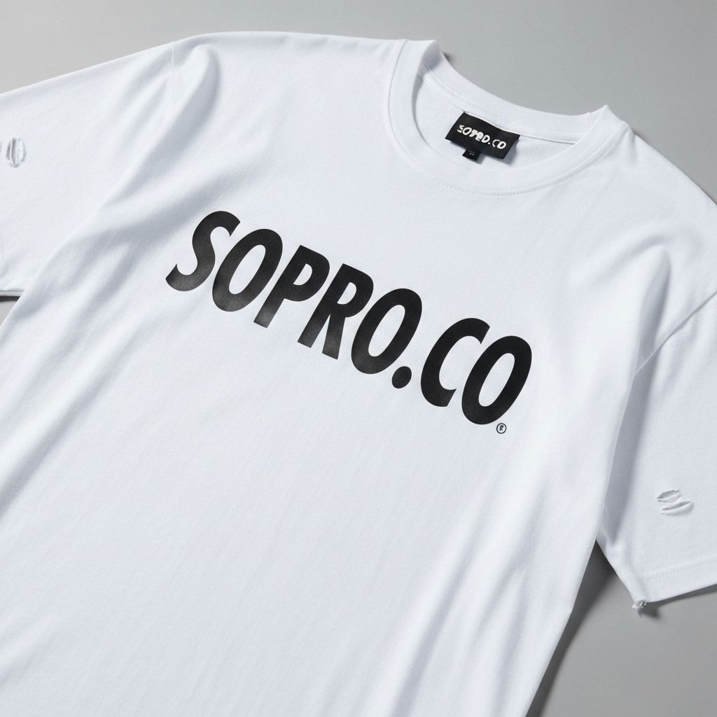 Camiseta Branca Logo SOPRO.CO
